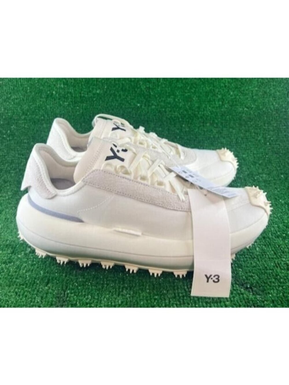 Men's Adidas Y-3 MAKURA Yohji Yamamoto Off White Core Sneakers FZ6389 Size 10.5